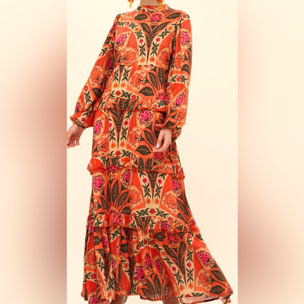 Oliphant Positano Maxi Dress Sz. L